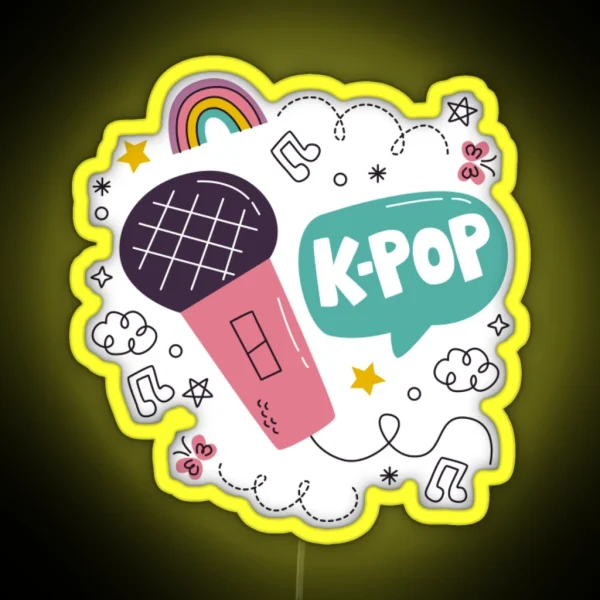 Korean K Pop RGB Neon Sign