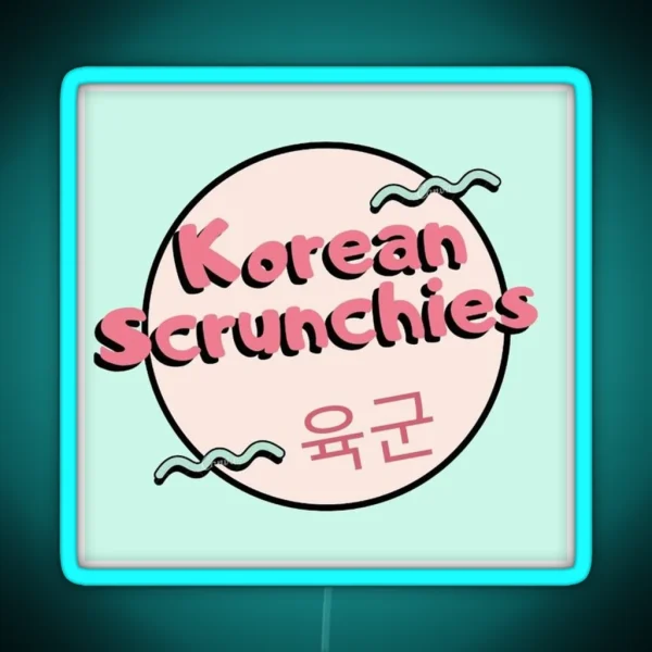 Korean Scrunchies RGB Neon Sign