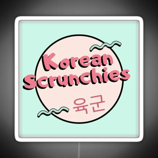 Korean Scrunchies RGB Neon Sign