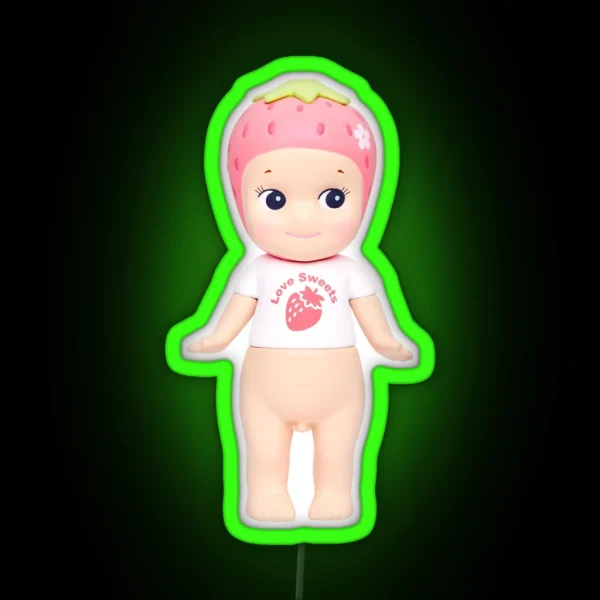 Korean Strawberry Sonny Angel RGB Neon Sign
