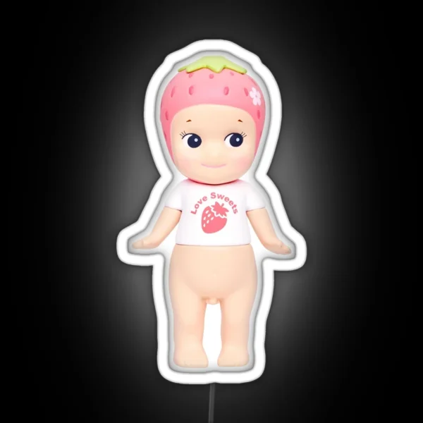 Korean Strawberry Sonny Angel RGB Neon Sign