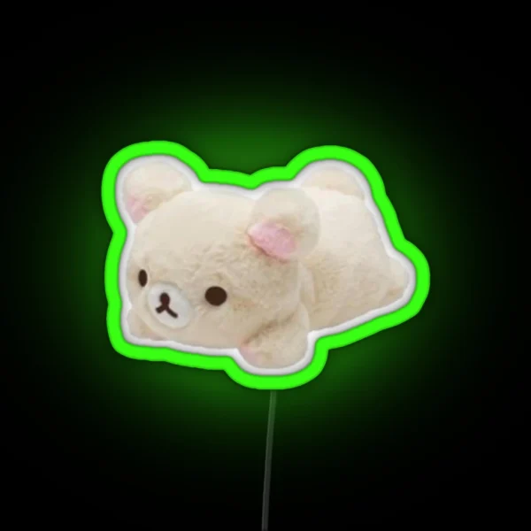 Korilakkuma Plushie Led RGB Neon Sign