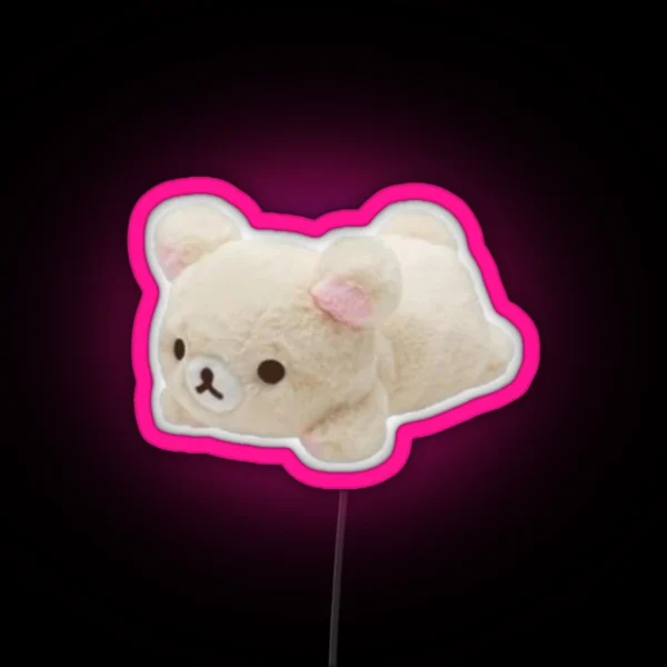 Korilakkuma Plushie Led RGB Neon Sign