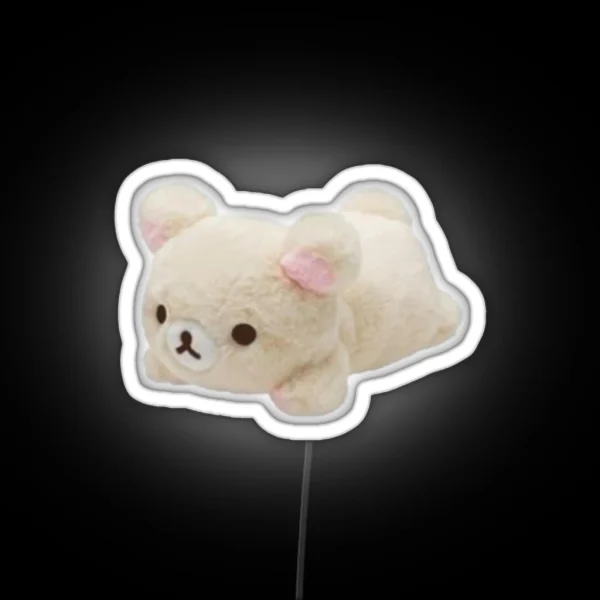 Korilakkuma Plushie Led RGB Neon Sign