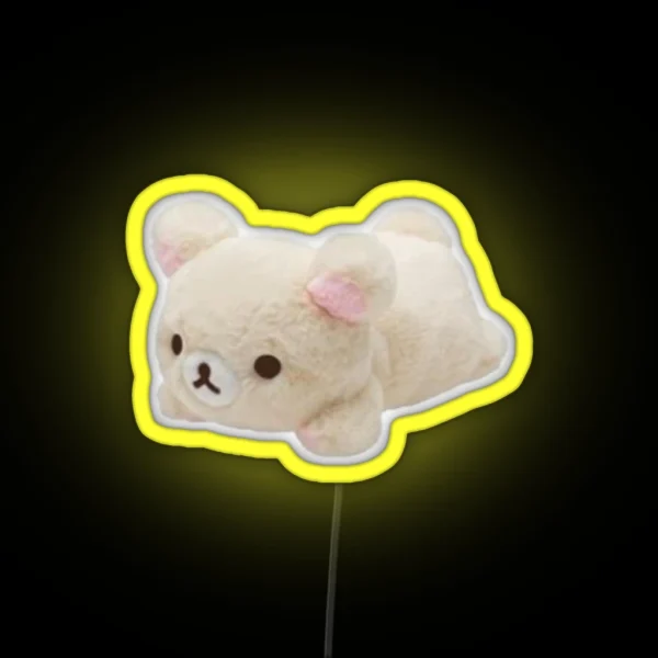Korilakkuma Plushie Led RGB Neon Sign