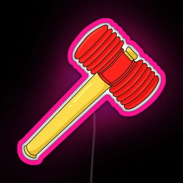 KPOP Hammer Penalty RGB Neon Sign