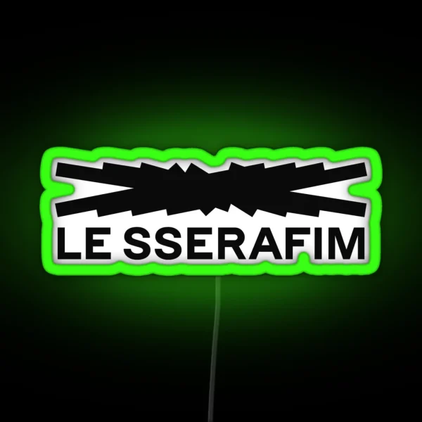 KPOP LE SSERAFIM LOGO RGB Neon Sign