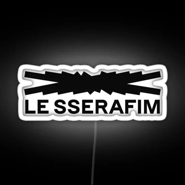 KPOP LE SSERAFIM LOGO RGB Neon Sign