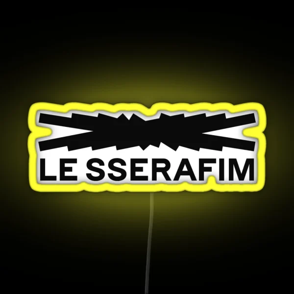 KPOP LE SSERAFIM LOGO RGB Neon Sign