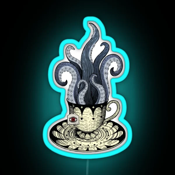 Kraken Tea RGB Neon Sign