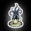 Eye-catching kraken-themed neon light perfect for gaming and home decor.
