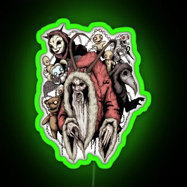 Krampus 2 0 RGB Neon Sign