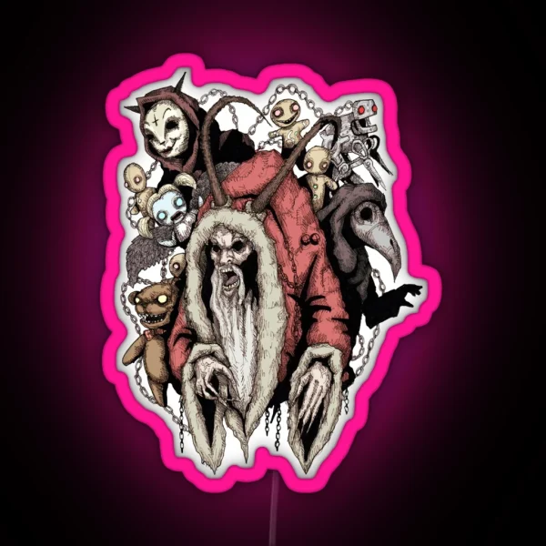 Krampus 2 0 RGB Neon Sign