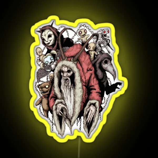 Krampus 2 0 RGB Neon Sign