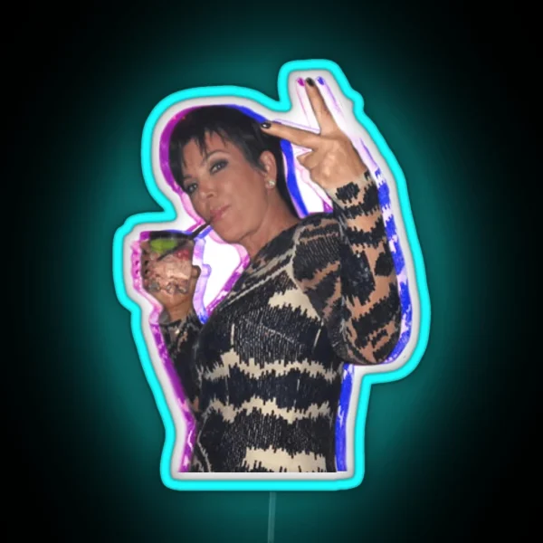 Kris Jenner Led RGB Neon Sign