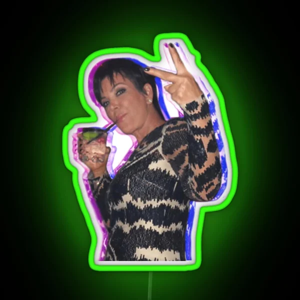 Kris Jenner Led RGB Neon Sign