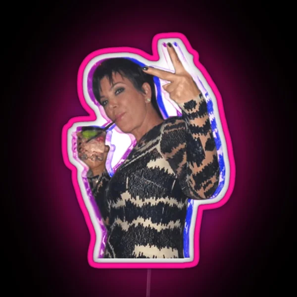 Kris Jenner Led RGB Neon Sign