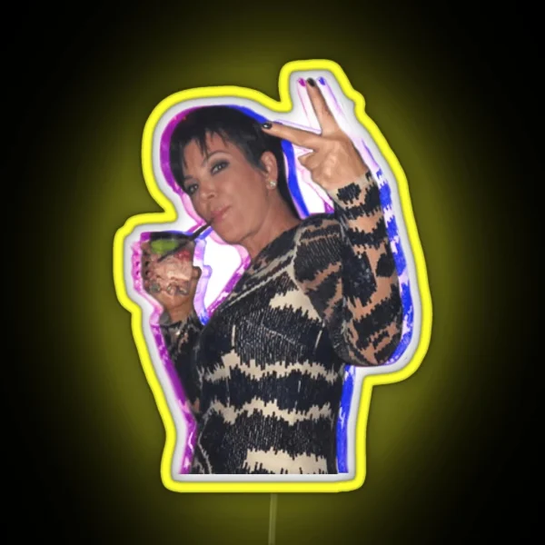 Kris Jenner Led RGB Neon Sign