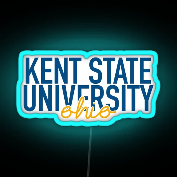 KS U City Typography RGB Neon Sign