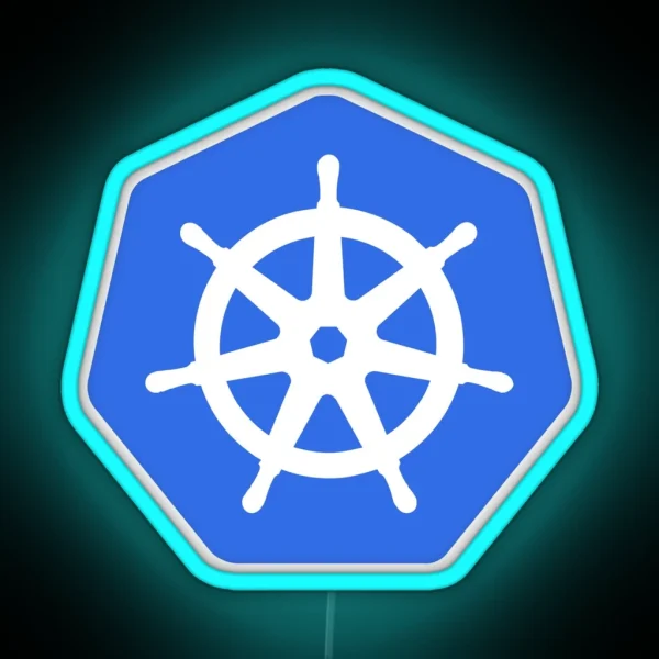 Kubernetes Logo RGB Neon Sign