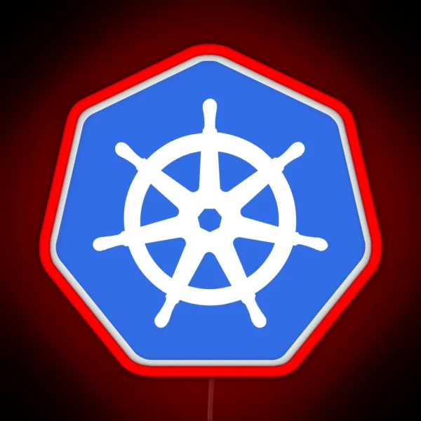 Kubernetes Logo RGB Neon Sign