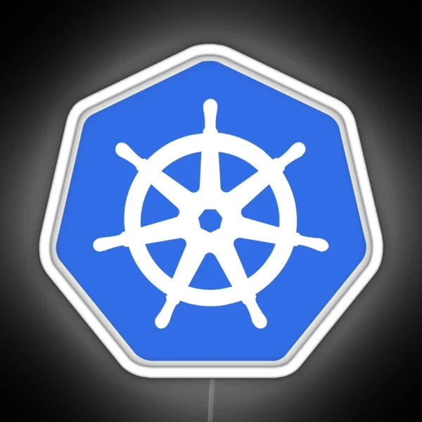 Kubernetes Logo RGB Neon Sign