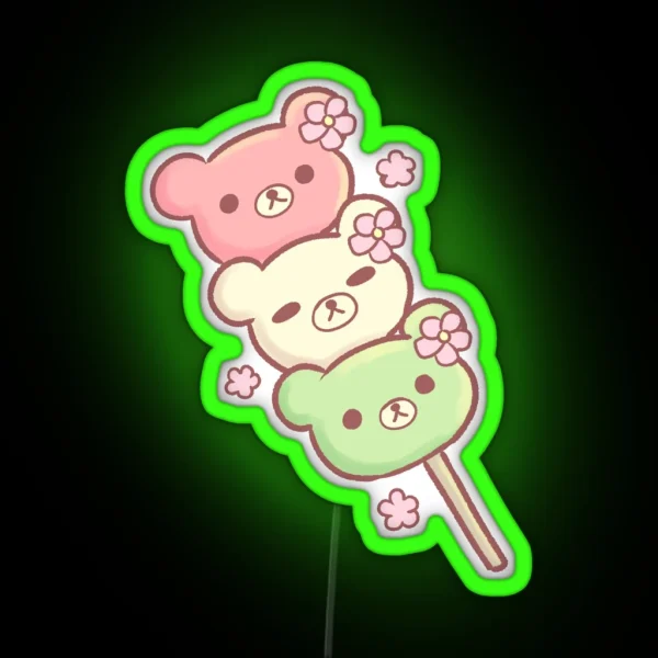 Kuma Dango RGB Neon Sign