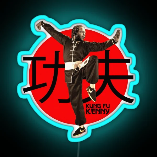 Kung Fu Kenny Kendrick Lamar RGB Neon Sign