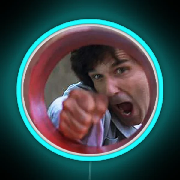 Kung Pow The Chosen One Might RGB Neon Sign