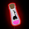 Add bold neon ambiance with Kuzco's Poison logo statement piece.