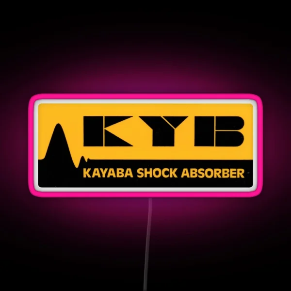 KYB Vintage Kayaba Shock Superbike Race RGB Neon Sign