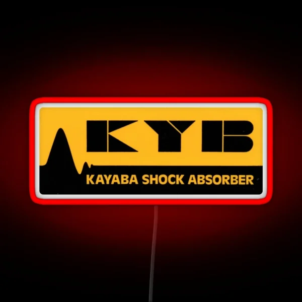 KYB Vintage Kayaba Shock Superbike Race RGB Neon Sign