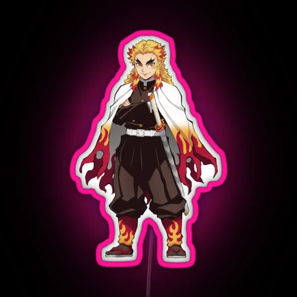 Kyojuro Rengoku RGB Neon Sign
