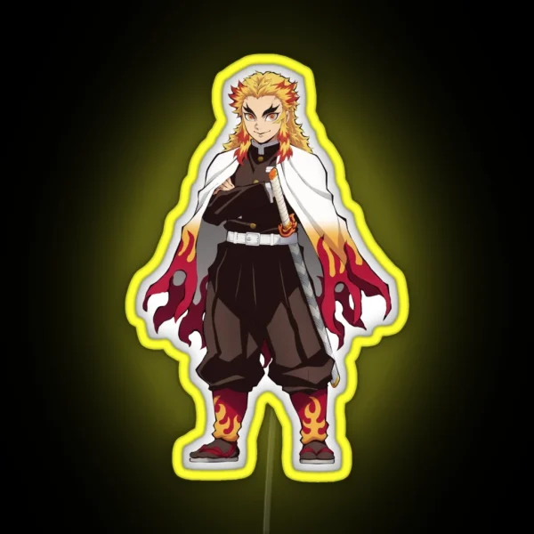 Kyojuro Rengoku RGB Neon Sign