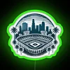 LA Dodgers Inspired City Skyline RGB Neon Sign Decoration Wall Art