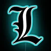Modern Gothic Letter L Neon Sign in Vibrant RGB Colors