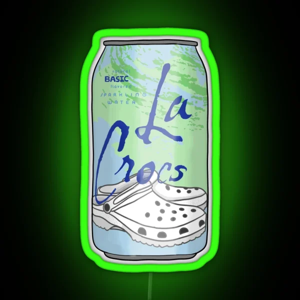 La Crocs RGB Neon Sign