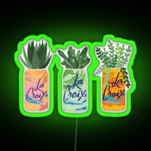 La Croix Plants RGB Neon Sign