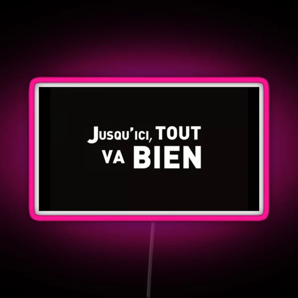 La Haine Led RGB Neon Sign