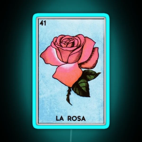 La Rosa RGB Neon Sign