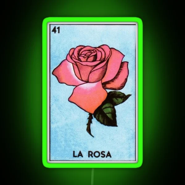 La Rosa RGB Neon Sign