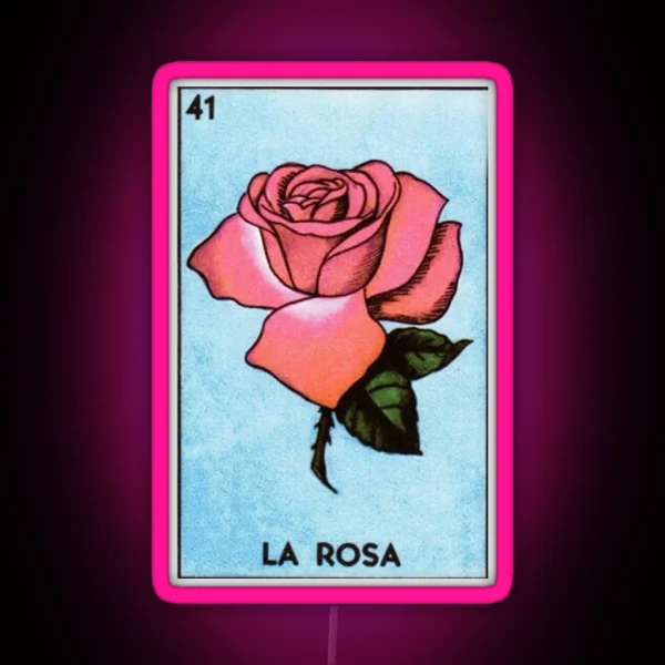 La Rosa RGB Neon Sign
