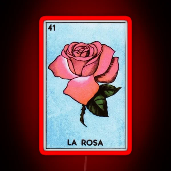 La Rosa RGB Neon Sign