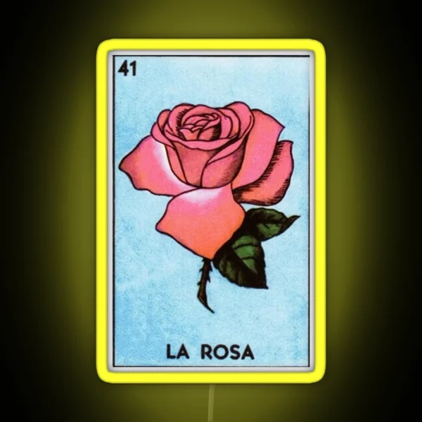 La Rosa RGB Neon Sign