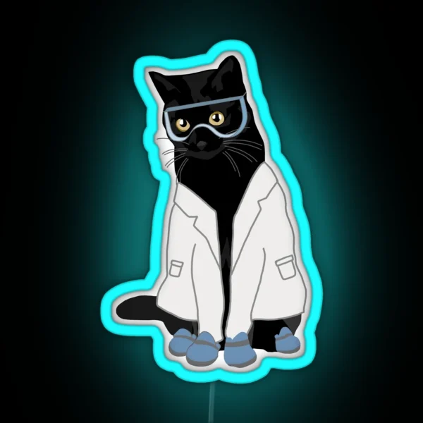 Lab Cat RGB Neon Sign
