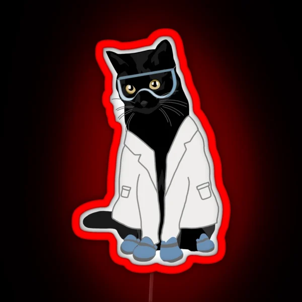 Lab Cat RGB Neon Sign