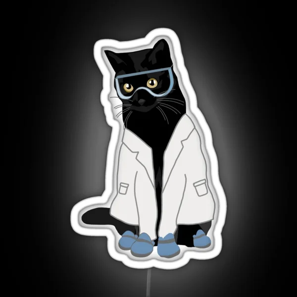 Lab Cat RGB Neon Sign