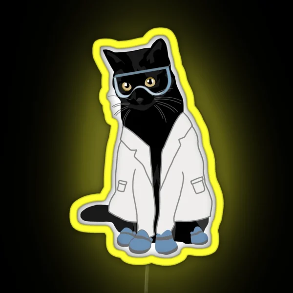 Lab Cat RGB Neon Sign