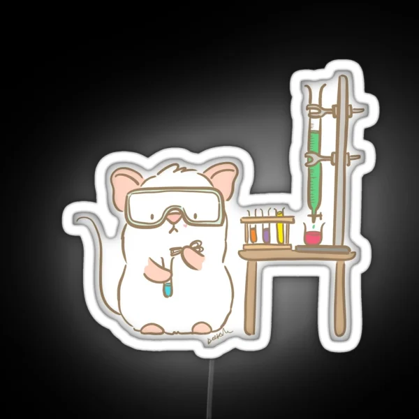 Lab Mouse RGB Neon Sign