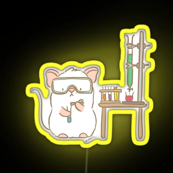 Lab Mouse RGB Neon Sign